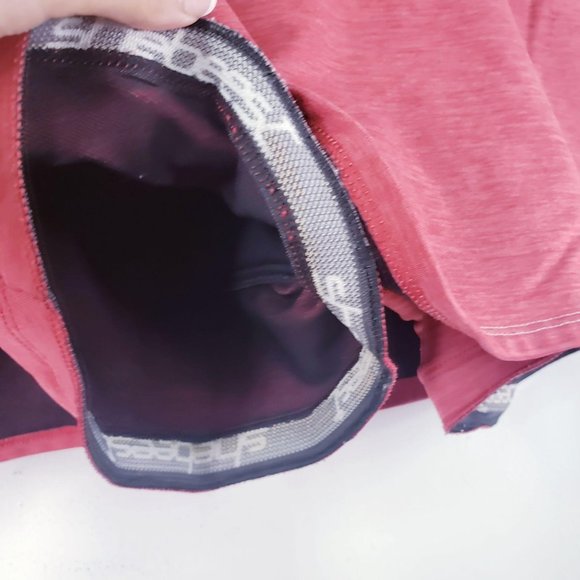 SHEBEEST Red Fender Cycling Biking 2-in-1 Biker Skirt Skort SMALL Outdoor Sports - Picture 6 of 14